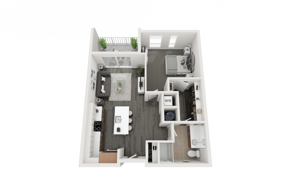 Coot - 1 bed 1 bath and 798 sq ft.